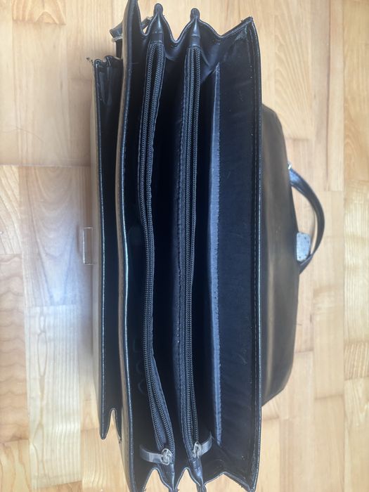 Skórzana męska torba marki wojas