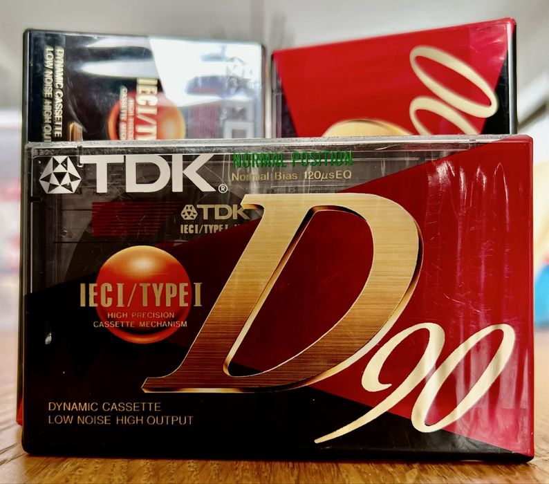 3 x Kaseta TDK D90TYPE I