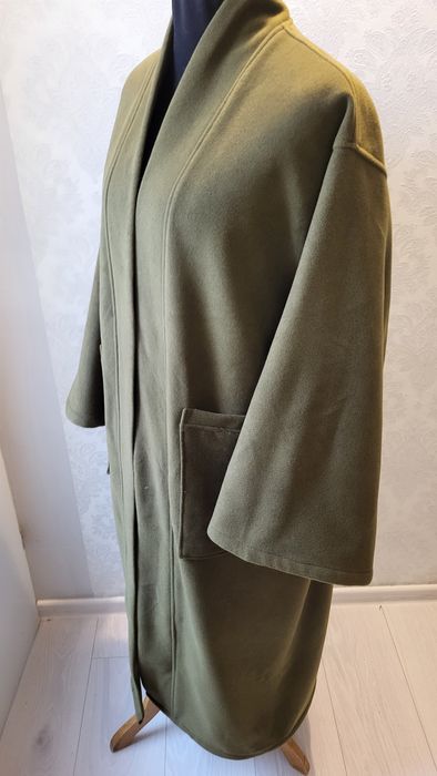 Wełna kimono unikat narzutka Płaszcz wełniany 38,40,42