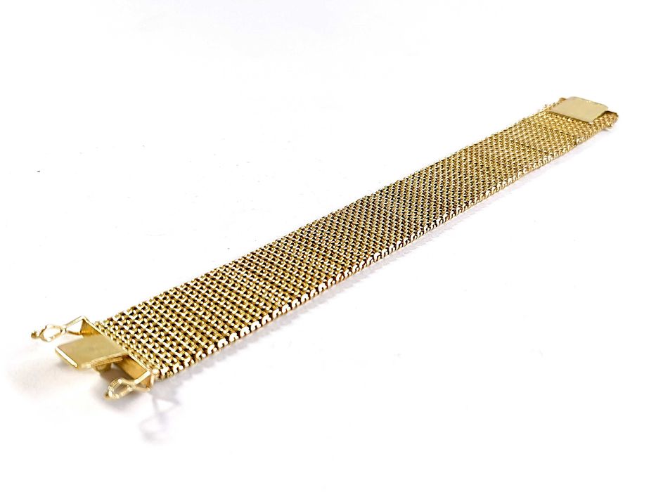 ZŁOTA BRANSOLETKA 14k 71.23g LOKATÓWKA 370/g Kraków K18.pl