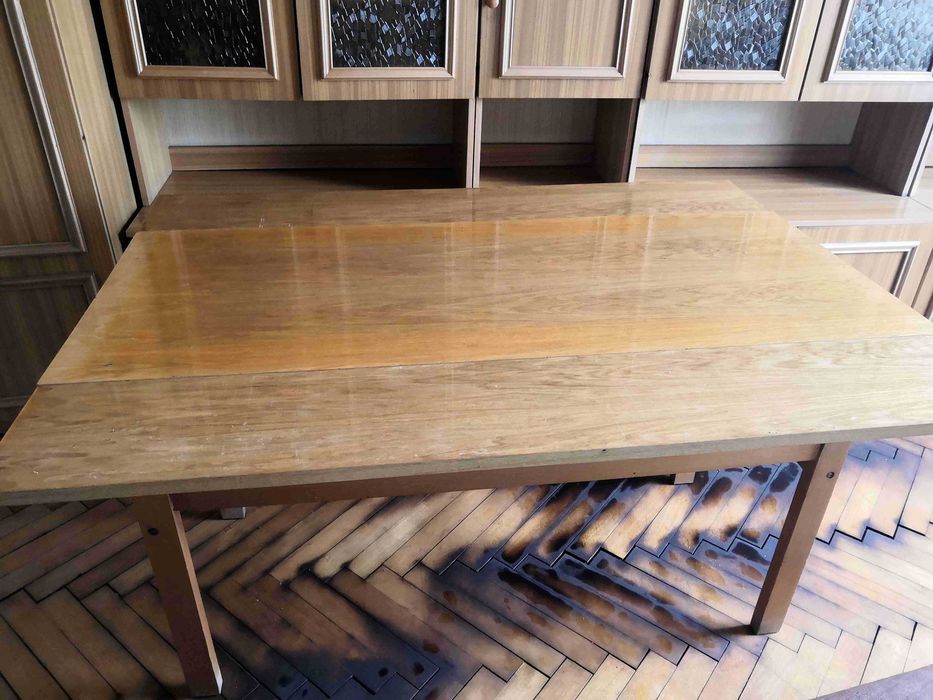 Ława rozkładana (stół) PRL.