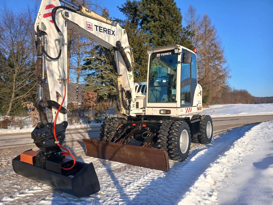 Terex TW85/Z NIEMIEC/2 ŁYŻKI/7200h  Koparka kołowa/Oryginał/9 ton