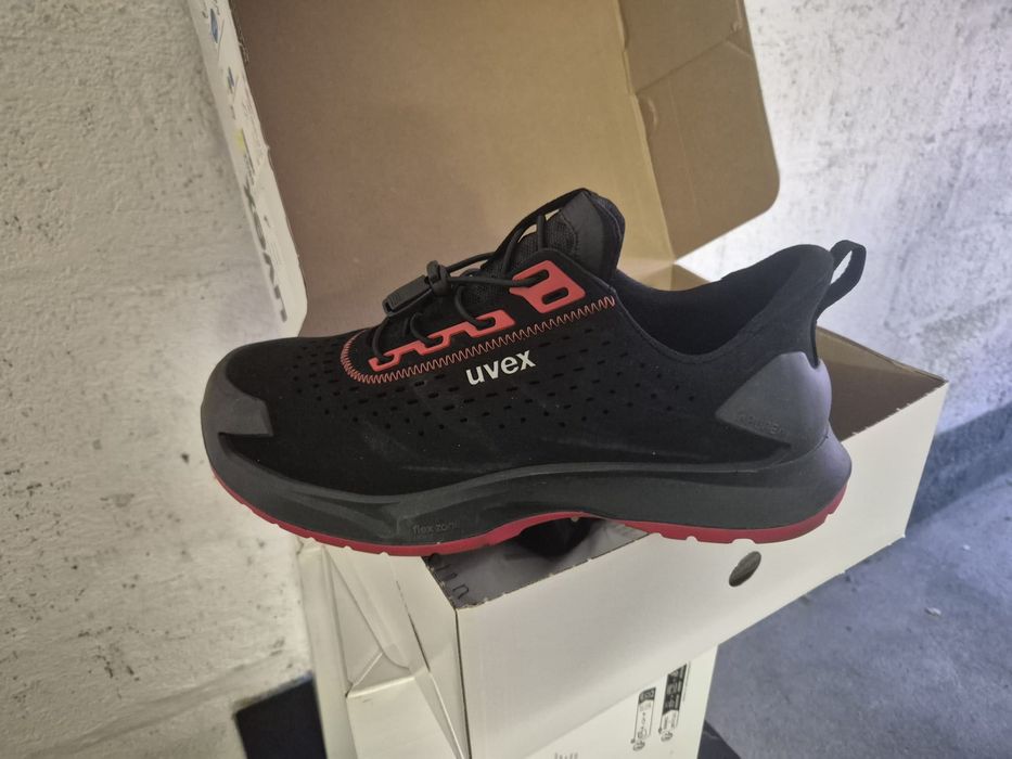 Botas de Segurança Uvex 1 x-craft – Novas, Tamanho 42