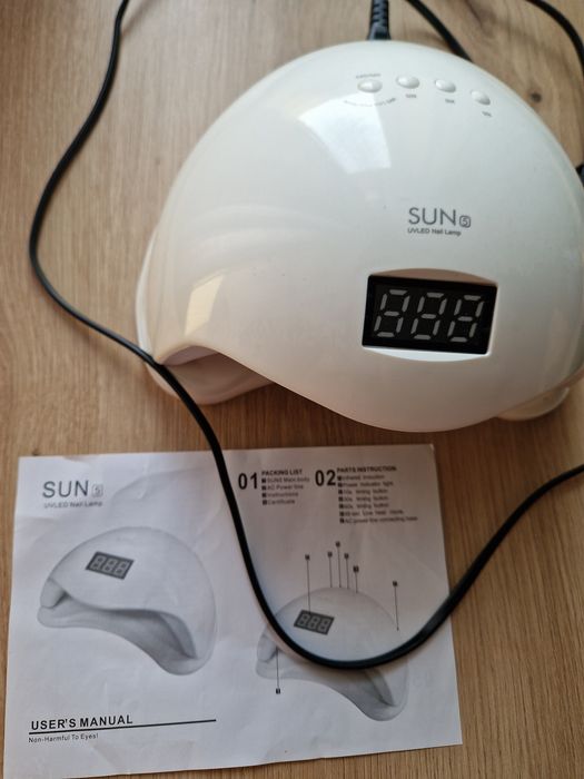 Lampa Do Paznokci SUN 5 48W Biała