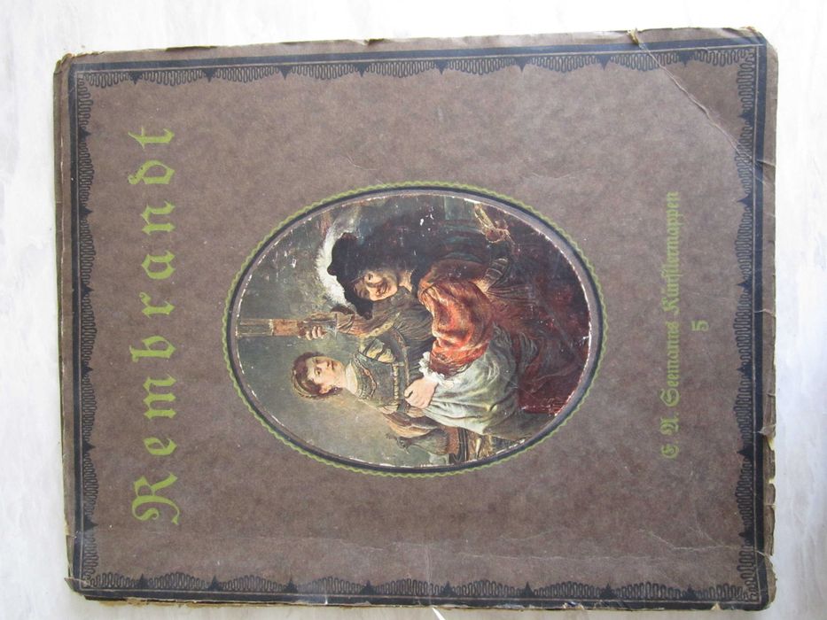 Rembrandt Альбом 10 репродукций Leipzig  E A Seemann Verlag 1920