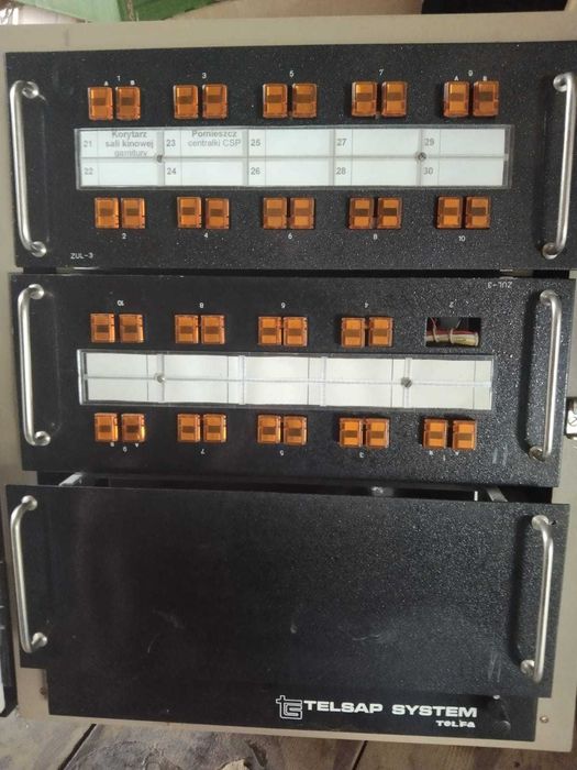 Centrala sygnalizacji pożarowej PSL-30 T3 "AT&T-TELFA"  TELKOM  - przystawka sygnalizacji pożaru NOWA  rok 1989