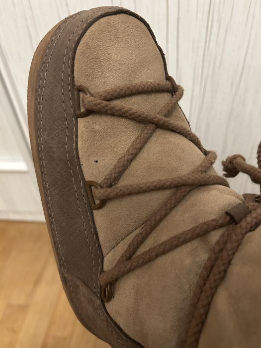 Moon boot мунбути Fellini натуральний замш та хутро