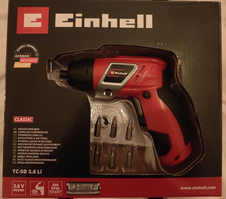 Einhell Screwdriver 3.6 V435185565743851521