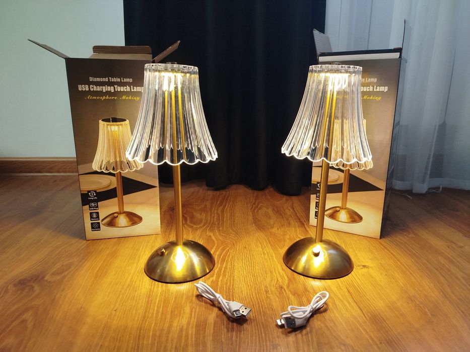 Lampki LED złote