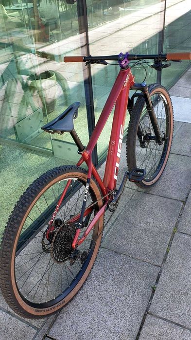 Ognista moc MTB Cube Reaction C:62, carbon, Rock Shox Revelation, Shimano SL, Sram Guide