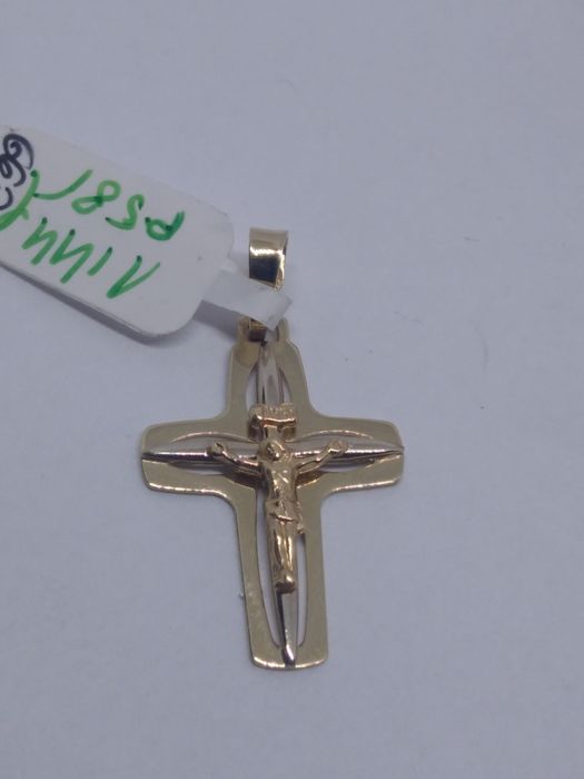 Złoty krzyżyk złoto 585