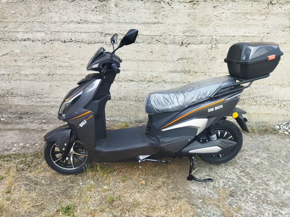 Електроскутер SokMoto Wolf 2999W. 72V45Ah Lifepo4.