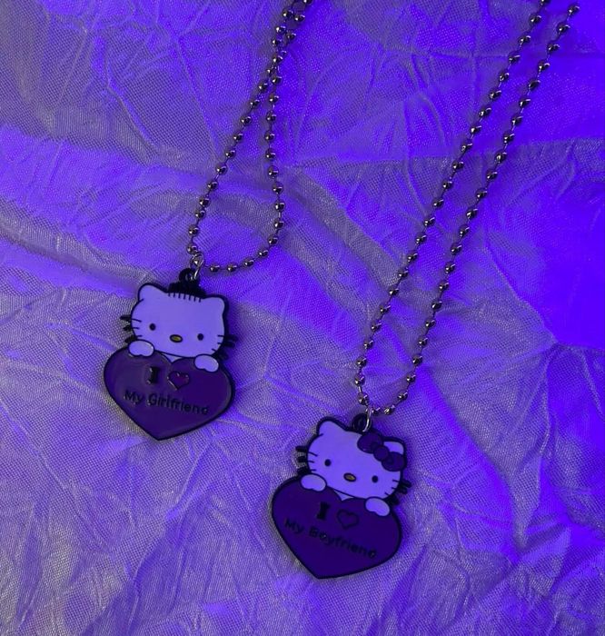 парные кулоны hello kitty