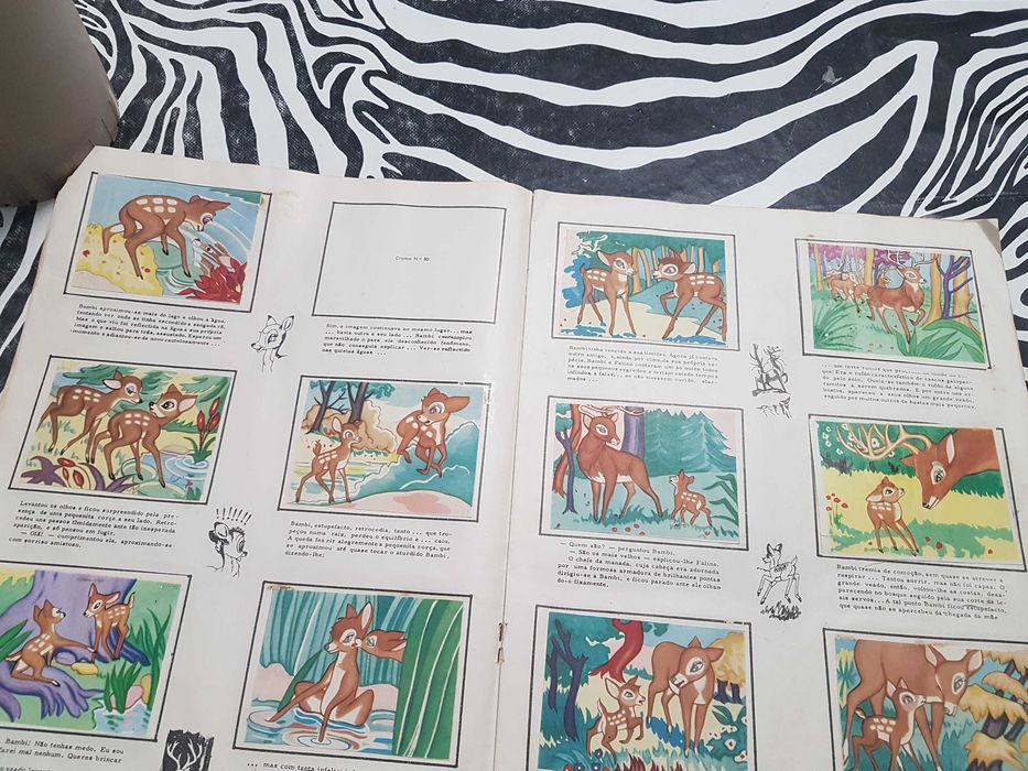 Caderneta cromos Bambi 2°edição 1969