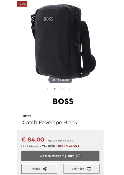 Чоловіча сумка Boss(Оригінал)