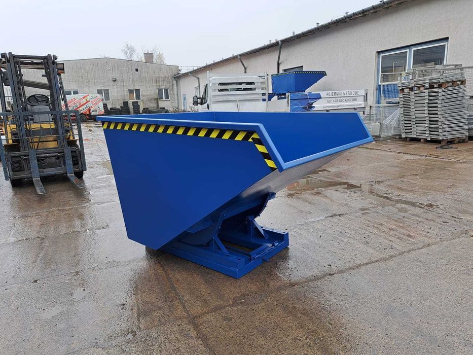 NTK 900L Kontener samowyładowczy, koleba,pojemnik do lekkich odpadów