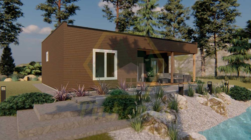 Casa de madeira lançamento