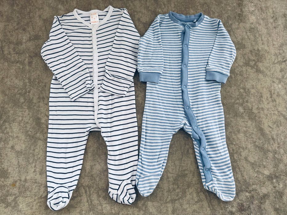 Костюм/ромпер чоловічок вязаний/Next штанці наХрещення/ на флісі 62-68