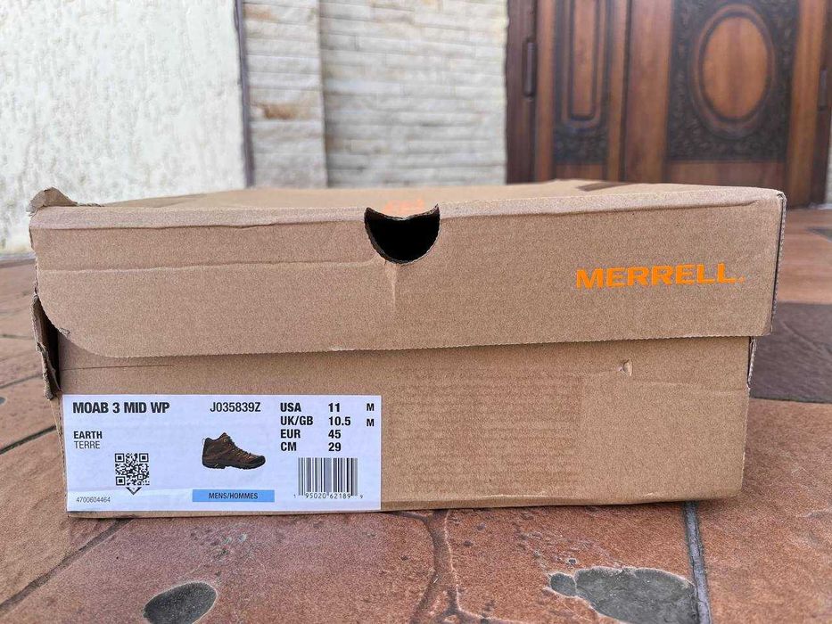 Черевики Merrell Moab 3 Mid WP Earth (45 розмір)