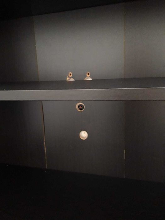 Armário de apoio preto