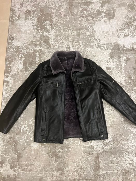 дубленка Viaeducci из натуральной кожи 50 размер