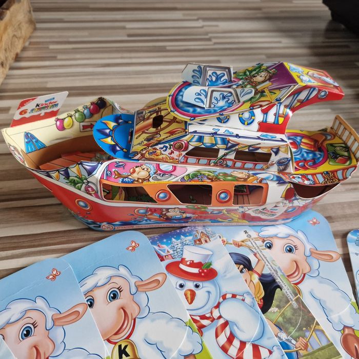 Opakowania po Kinder niespodzianka