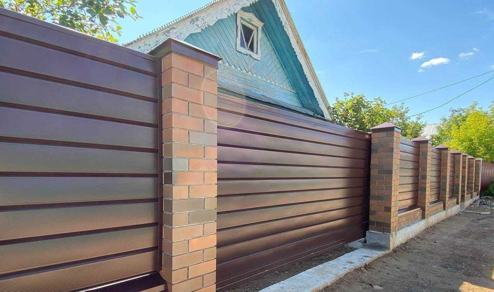 Металлический сайдинг на забор, стену, ворота + монтаж под ключ: 275 ...