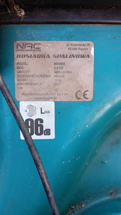 kosiarka spalinowa 6505