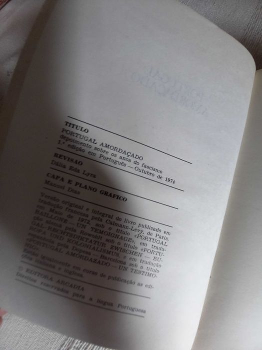 Mário Soares Portugal Amordaçado primeira edição