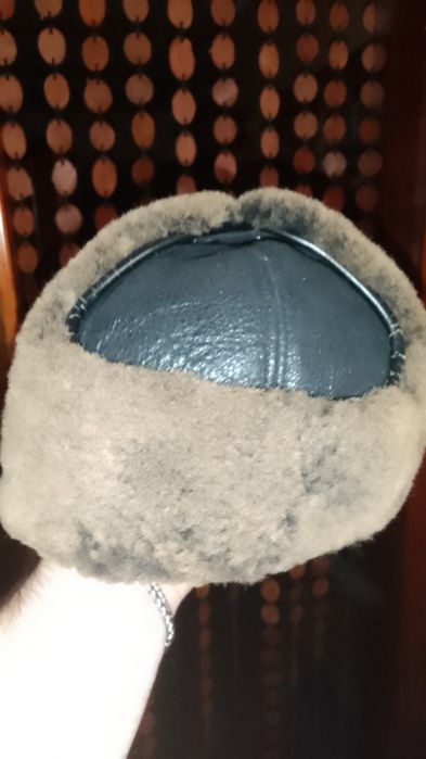 Шапка зимняя ушанка натуральная овчина