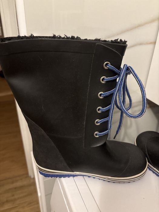 Kalosze ocieplane chłopięce