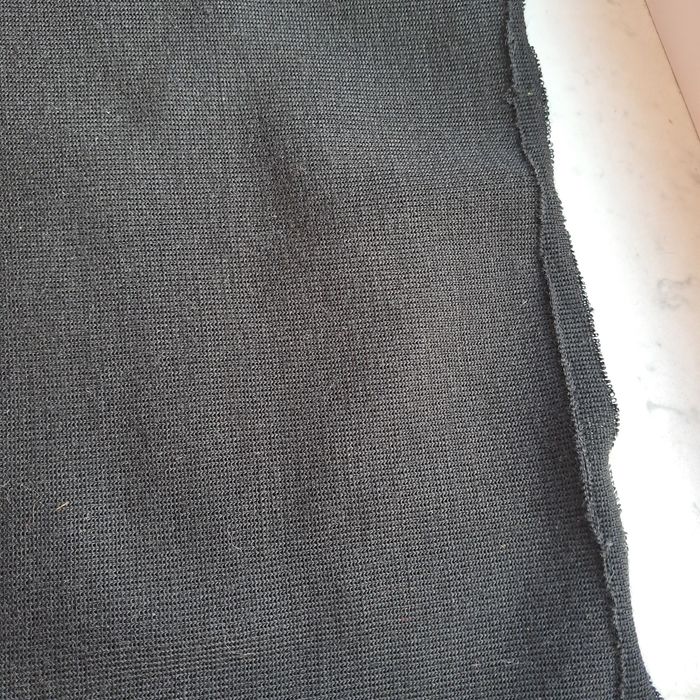 Тканина, трикотаж чорний, 7,3 метра