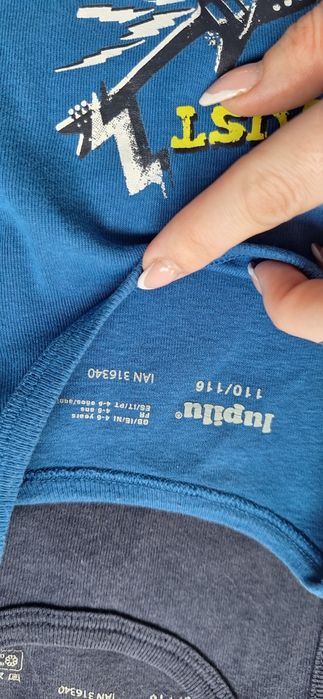 4 koszulki dla chłopca 110-116 lupilu