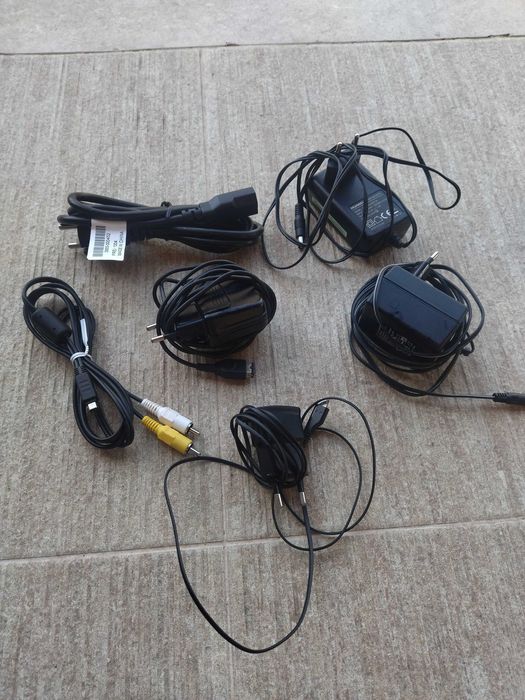 Carregador/cabo de brinquedos, 2RCA, Samsung e alimentação