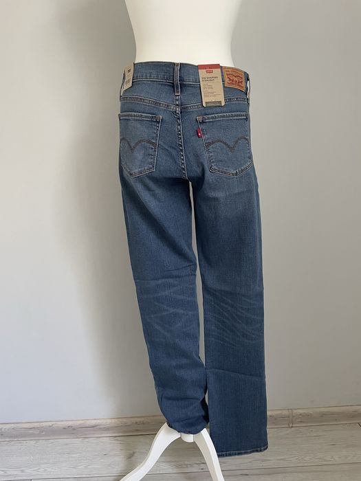 Jeansy Levis 314 shaping straight 30x32 mid rise