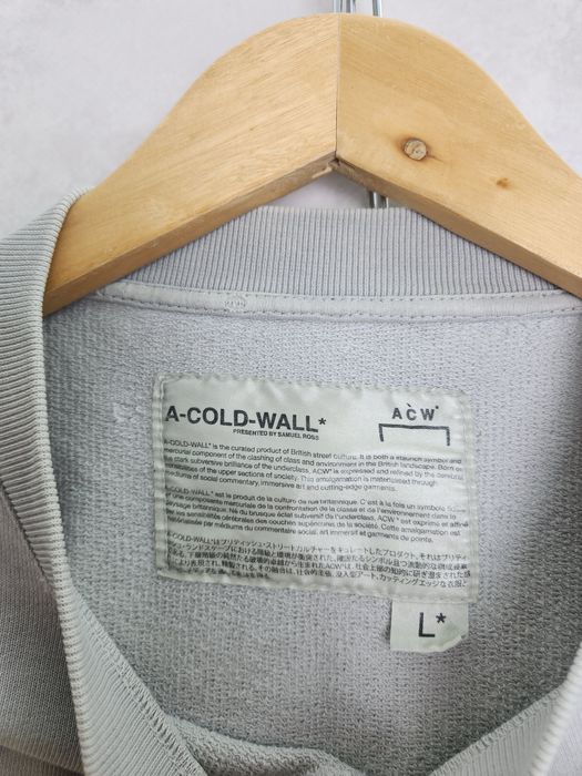 Оверсайз свитшот кофта ACW A cold wall