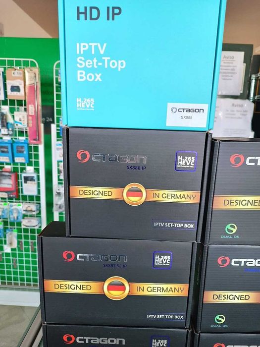 Recetores LINUX marcas Octagon e Golden