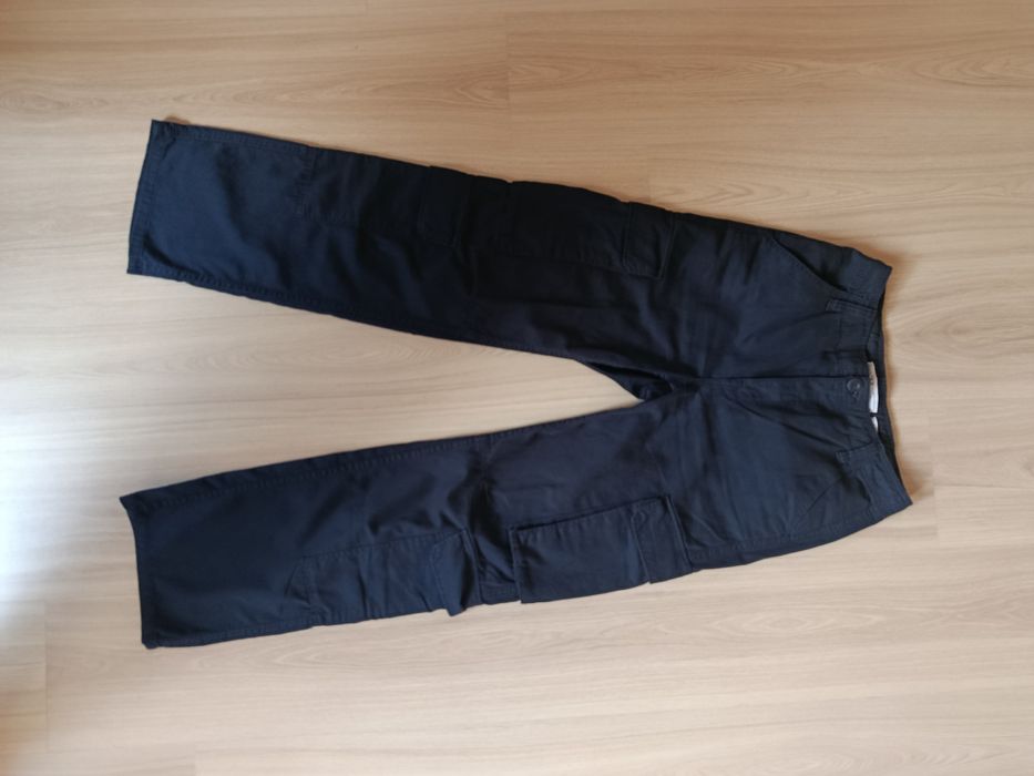 Spodnie cargo granatowe