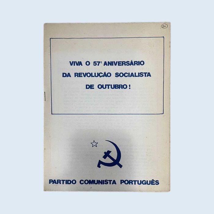 Brochura “Viva o 57º aniversário da revolução socialista de outubro!”