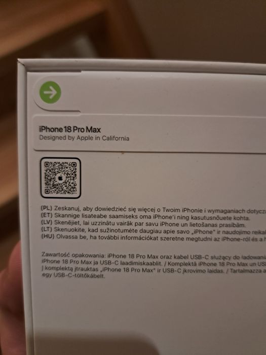 Iphone 18 Pro Max 512 GB Black