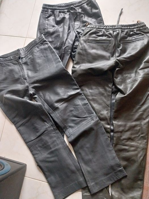 Calcas em pele ( couro ) 38/40