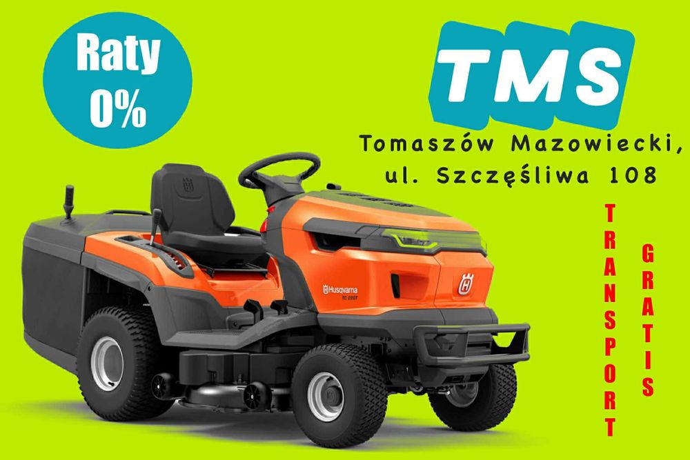 Nowa Husqvarna TC220T V2 Kosz 350L LED Tempomat FV Raty 0% PL