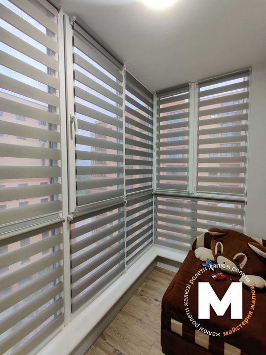 Рулонные шторы. Жалюзи день ночь - стиль и комфорт! Тканевые ролеты.