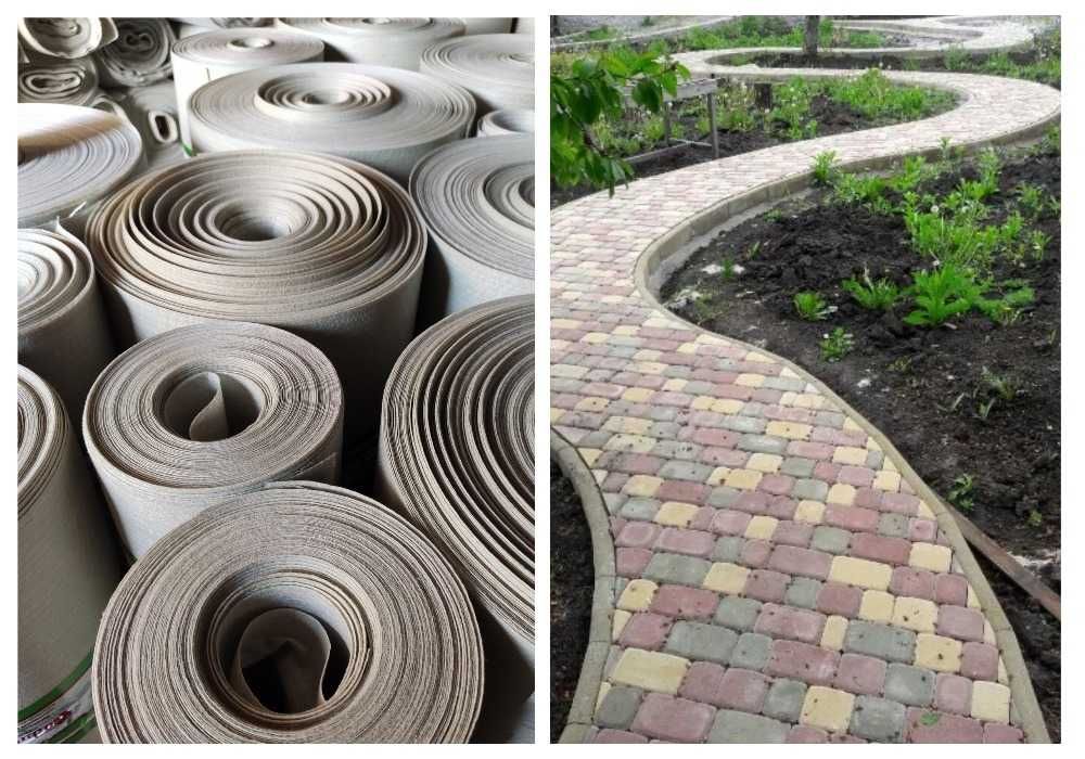 Геотекстиль термофіксований з пропиткою 100г/м2 - 250г/м2