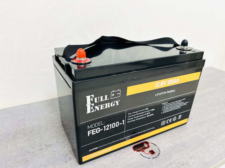 12.8В 100Аh‼️LiFePo4 литиевый аккумулятор для инвертора бесперебойника