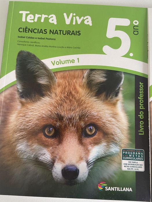 Livro do professor de Ciências Naturaisde 5 ano Terra Viva