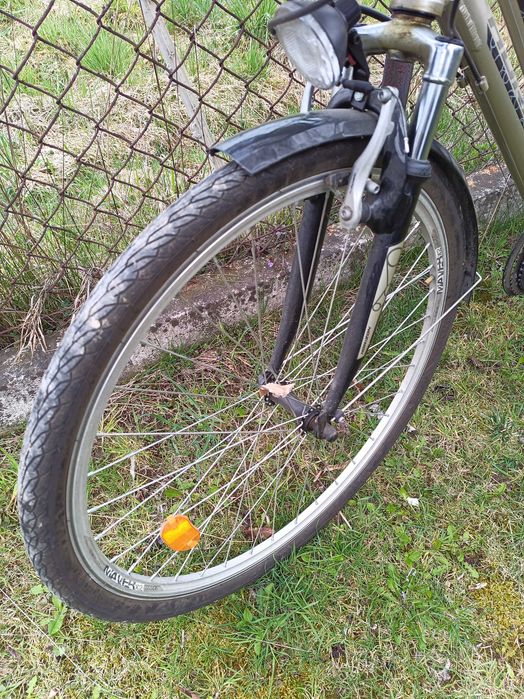 Rower Damski Miejski z koszem Rama Aluminiowa 19" Shimano Stan BDB Dynamo