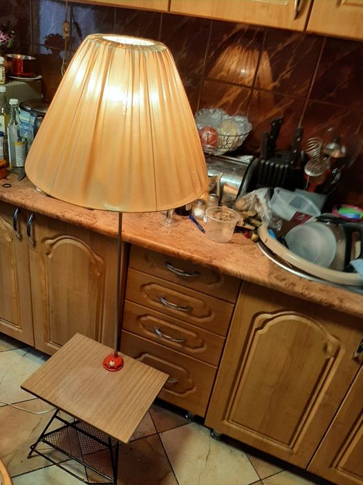 Lampa stojąca podłogowa   PRL
