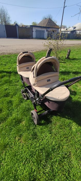 Коляска для двійні 2 в 1
