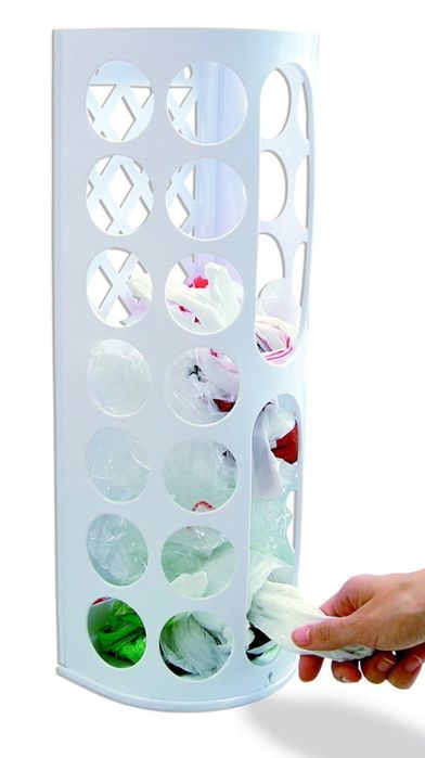 Organizador de interior c/ adesivos para sacos, papel higiénico...